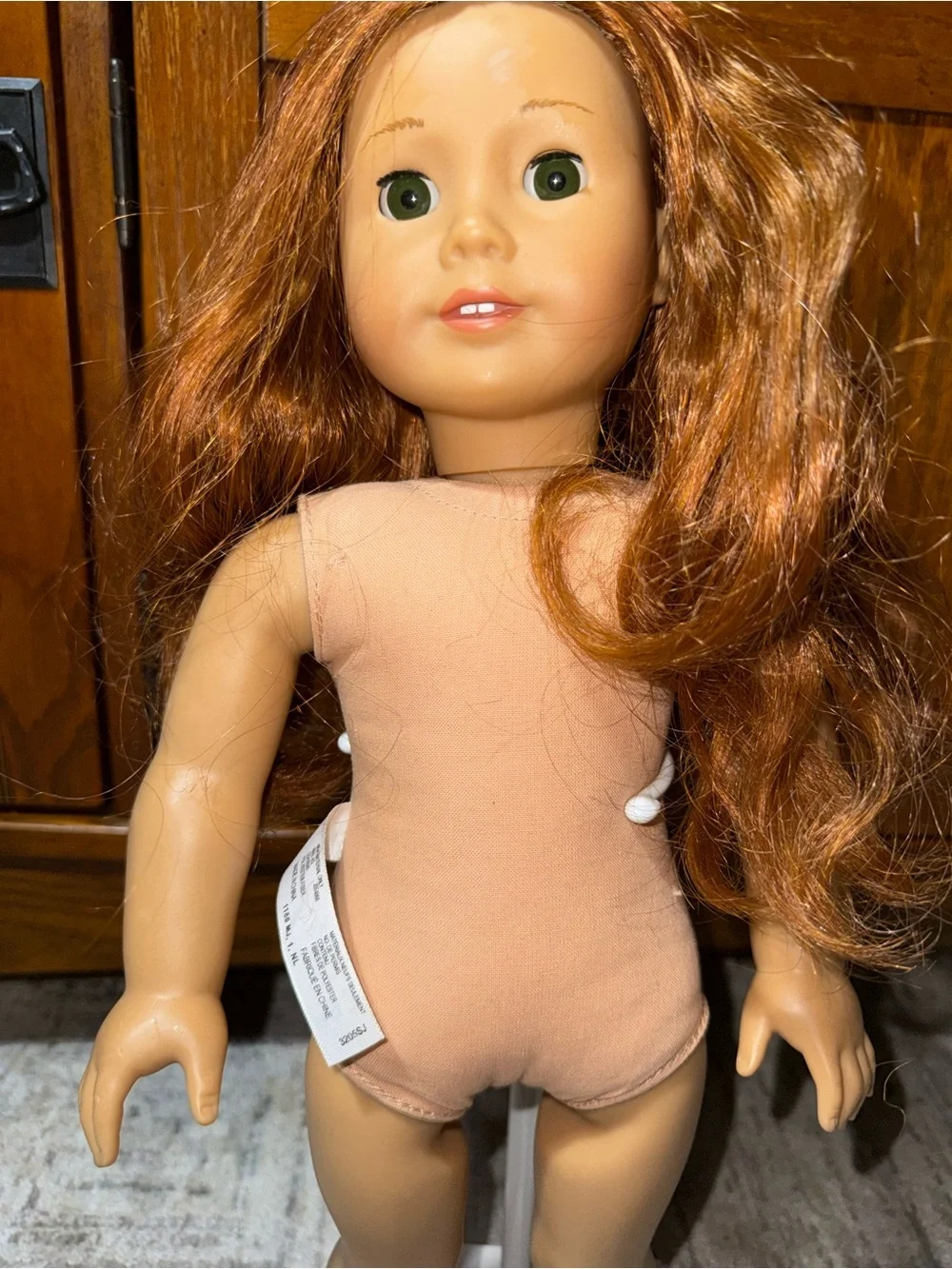 American Girl JLY Doll made in 2014 auburn hair green eyes